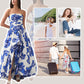 ✨New Arrival✨Floral Off-Shoulder Bubble Hem Maxi Dress | Light And Graceful