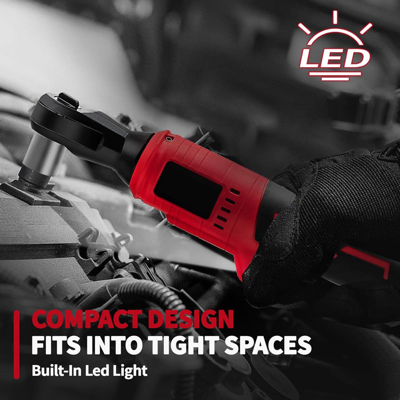 🔥Last Day Special Sale 49% OFF🔥 3/8" Brushless Cordless Ratchet Wrench Set🔧High Torque, Rechargeable, 4-Socket Kit