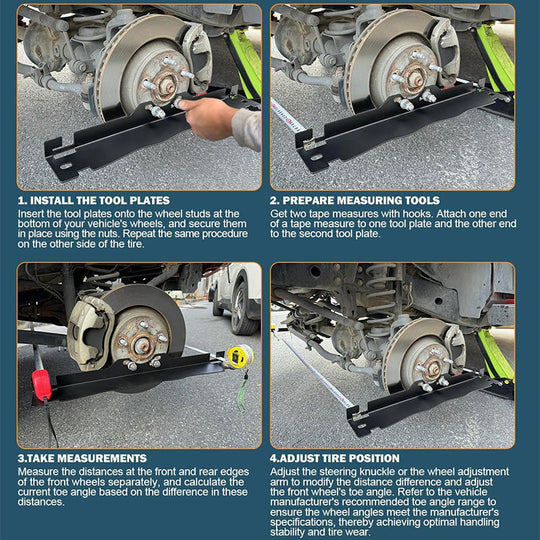 🔥2025 Hot Sale🔥Stainless Steel Wheel Alignment Tool Plate（50% OFF）