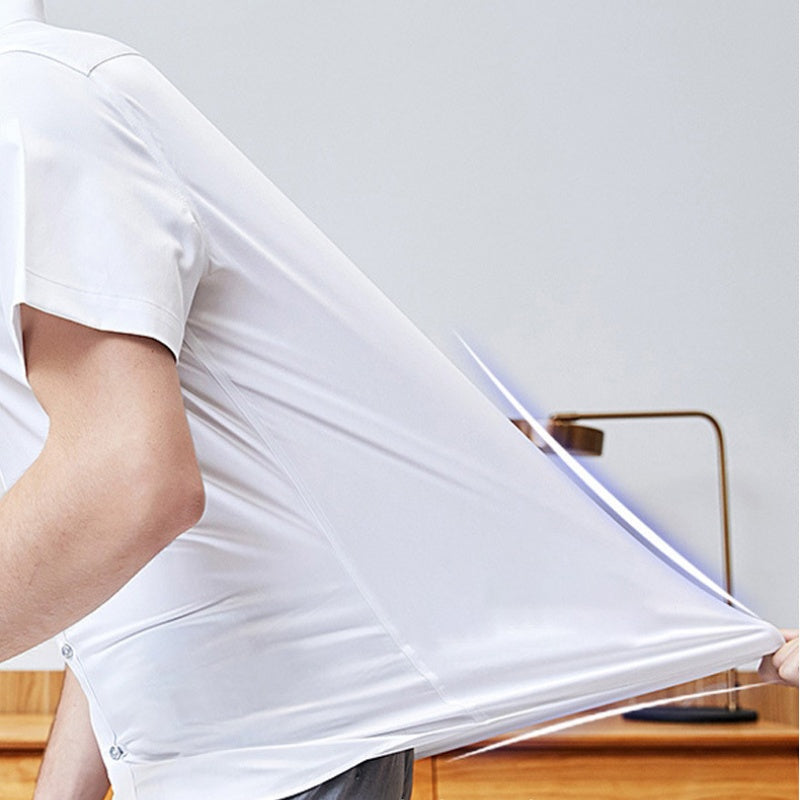 🥳2026 HOT SALE🥳💞50K+ SOLD!👦🕊️ 50% OFF! Men's Short Sleeve Dress Shirt – Dressed up, not stressed. Soft stretch, no iron needed. Looks great with chinos or dress pants. Perfect for birthdays, anniversaries or Sunday best. ✨👔