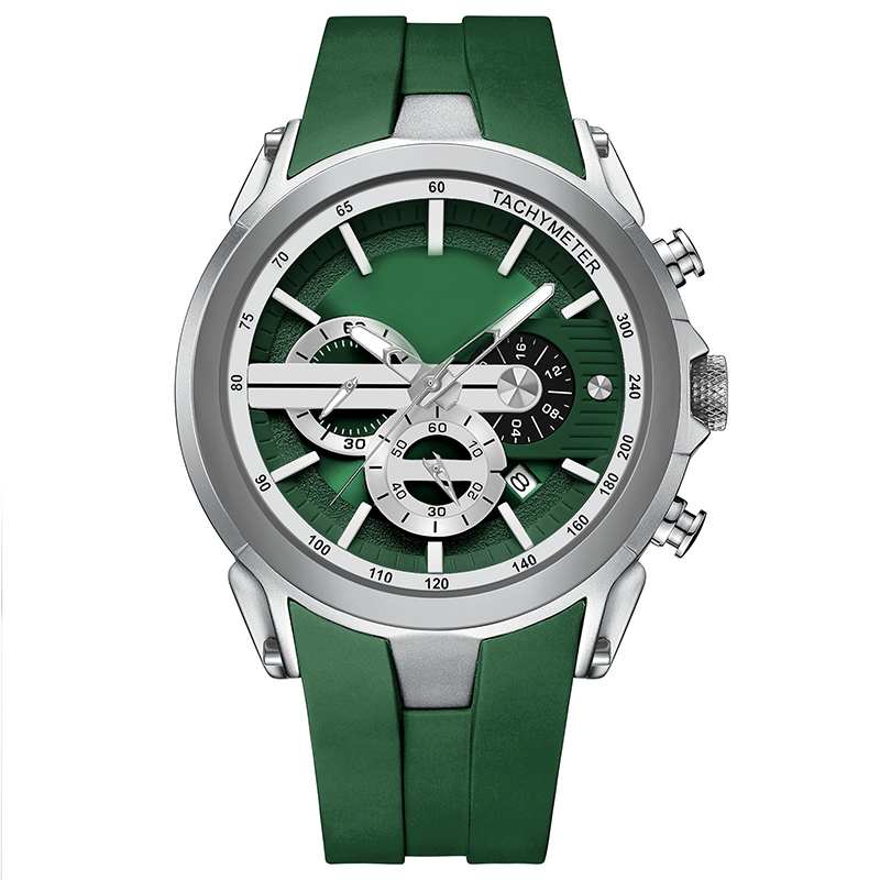 🎉Tidsbegränsad special💎Snygg sportklocka med självlysande display, silikonarmband och vattentät design