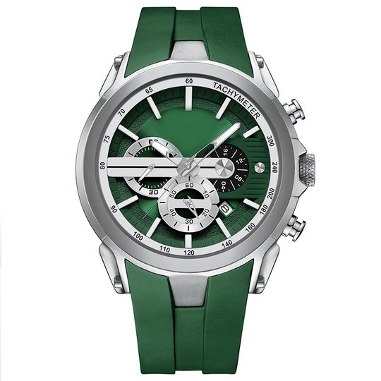 🎉Tidsbegränsad special💎Snygg sportklocka med självlysande display, silikonarmband och vattentät design