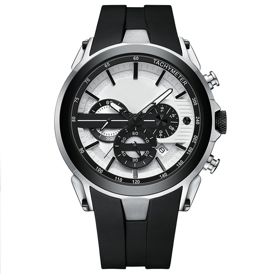 🎉Tidsbegränsad special💎Snygg sportklocka med självlysande display, silikonarmband och vattentät design