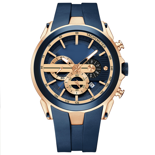 🎉Tidsbegränsad special💎Snygg sportklocka med självlysande display, silikonarmband och vattentät design