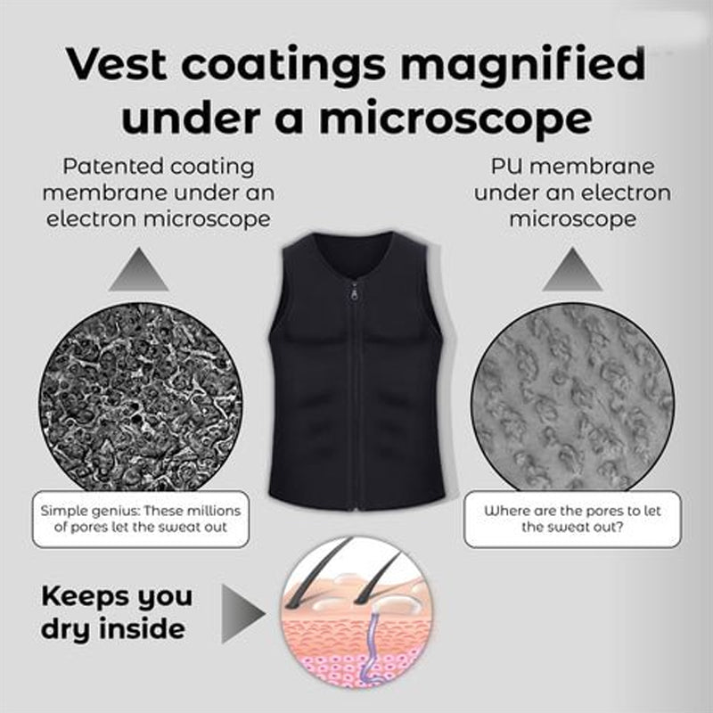 🔥Het rea 50% RABATT💥Herr träningslinne med dragkedja och formande axelband