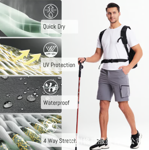 ✨Tidsbegrenset tilbud 50 % RABATT🔥Herre cargo shorts for friluftsliv👍🏼