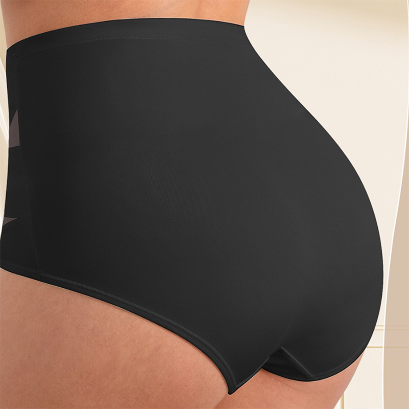 🌸2026 HOT SALE🥳✨Plus-Size High-Waist Cross Tummy Control Panties