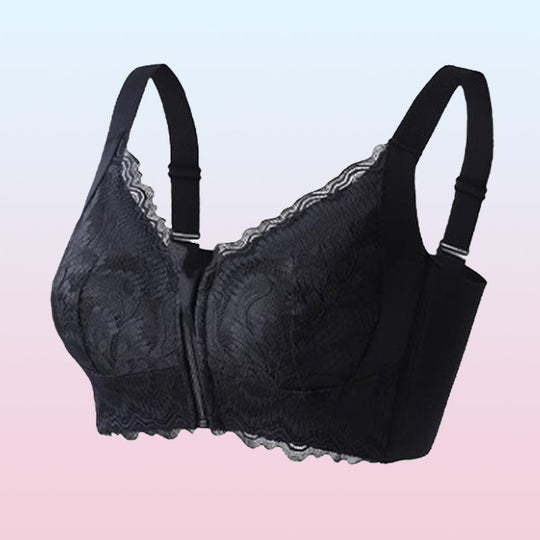 🤩LAST DAY SALE-49% OFF🔥Women's Comfortable Front Closure Lace Posture Support Bra