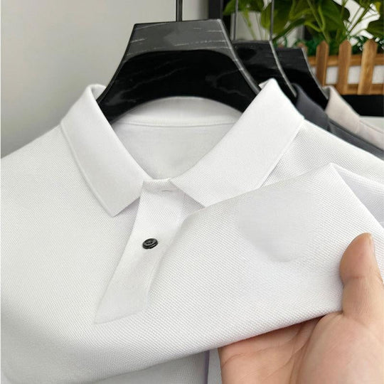 💕What should I wear tomorrow?💕Men's Casual Business Short Sleeve Lapel T-Shirt
