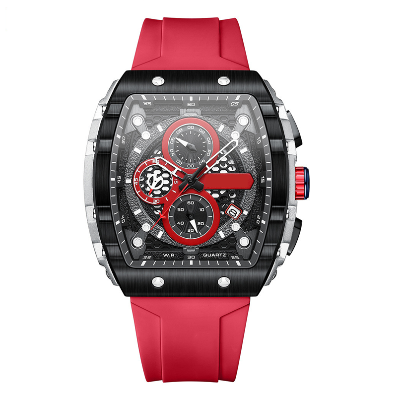 🌈Cyberpunk-Futuristischer Stil⌚Multifunktionale Herren-Quarzuhr