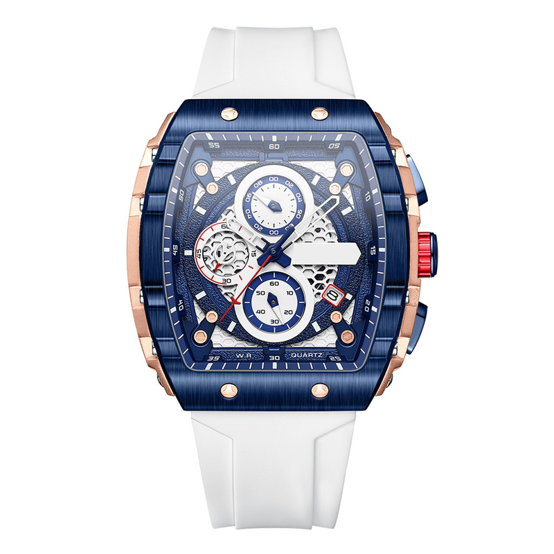 🌈Cyberpunk-Futuristischer Stil⌚Multifunktionale Herren-Quarzuhr