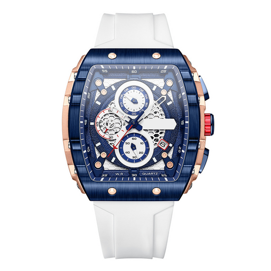 🌈Cyberpunk-Futuristischer Stil⌚Multifunktionale Herren-Quarzuhr