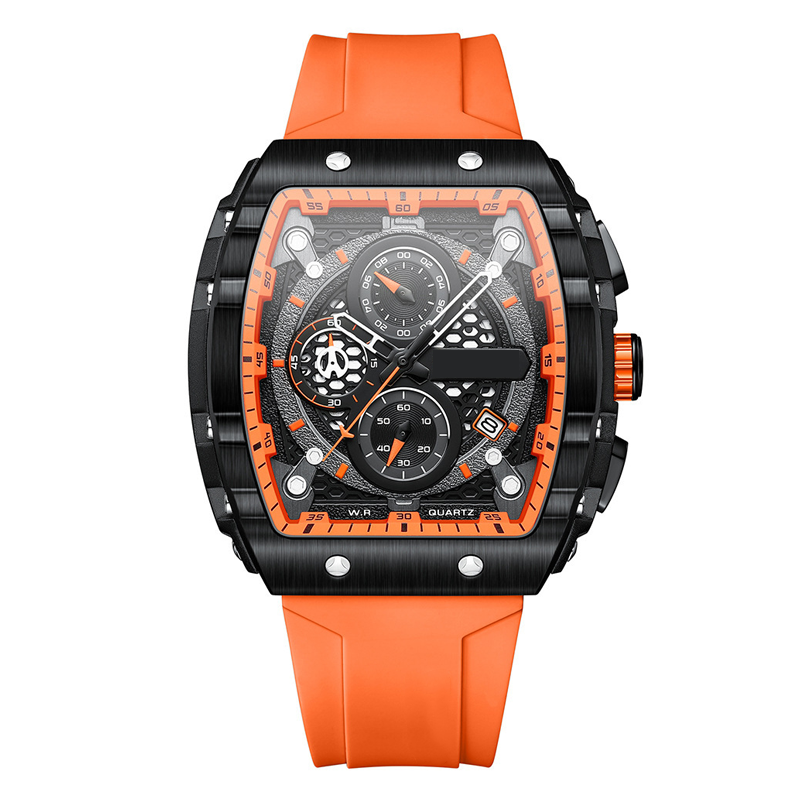 🌈Cyberpunk-Futuristischer Stil⌚Multifunktionale Herren-Quarzuhr