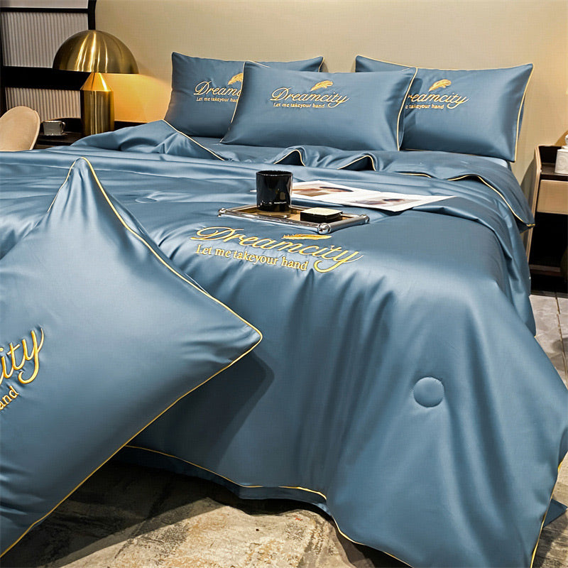✨Newly upgraded 2026👑Washable and cool four-piece bedding set🌸