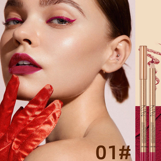 👄12-Color Smudge-Proof Lip Liner Pencil Set