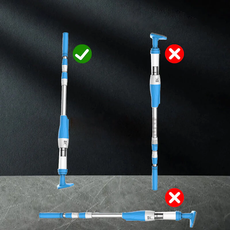 🌊Folúsghlantóir Linn Snámha Gan Sreang 3-in-1 - Cinn Thapa-Mhalartaithe, Am Rith suas le 60-70 nóiméad, Súchán Ard-Shreafa do Dhuilleoga & Smionagar Mín 🚀