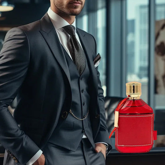 100ml långvarig parfym för män - Läder & Ebenholtsdoft&Feromonförstärkning