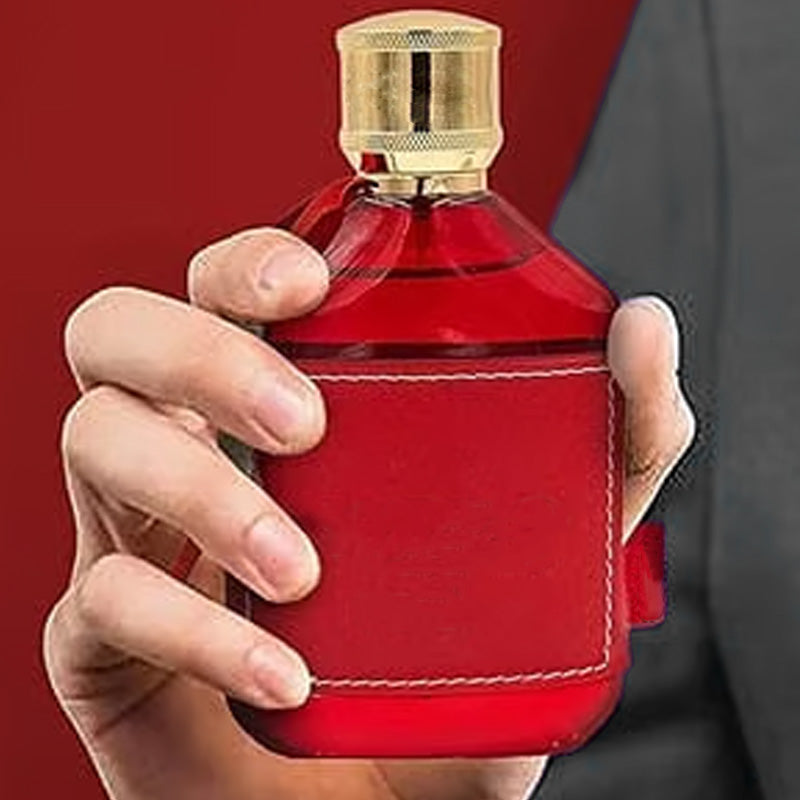 100ml långvarig parfym för män - Läder & Ebenholtsdoft&Feromonförstärkning