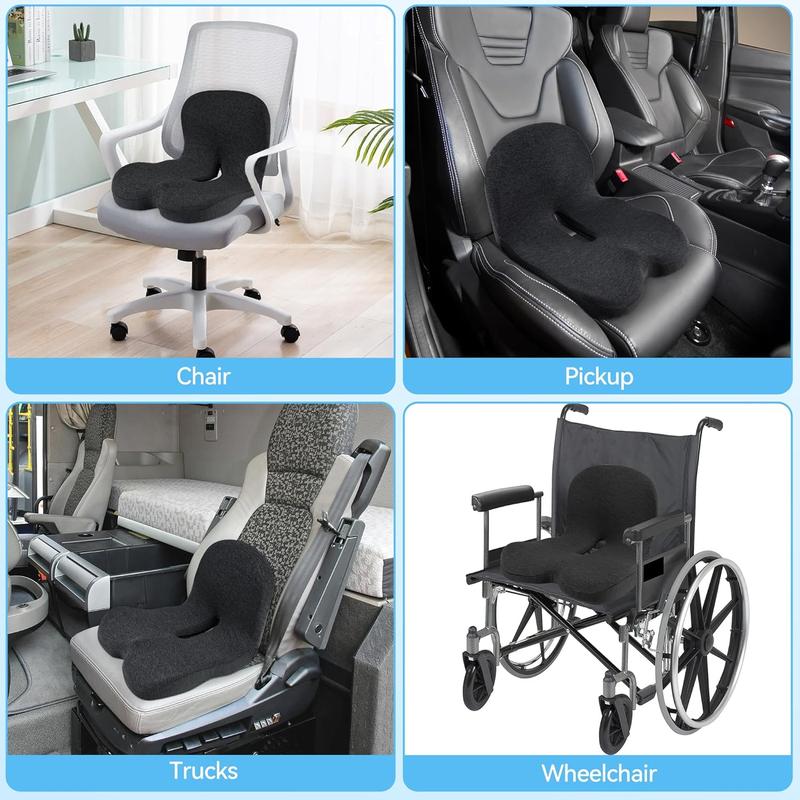 🔥Non-Slip Memory Foam Seat 💺For the most comfortable driving💕
