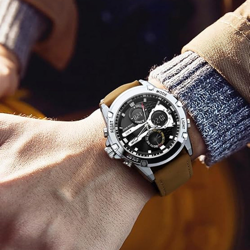 💥Nyinkommet 50% rabatt💥Herr multifunktionell vattentät lysande klocka