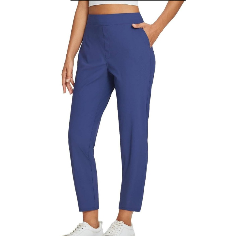 ⏳LIMITED OFFER 50% OFF🌞Women’s Fitted High-Waisted Zip-Pocket Trousers - 👖Lightweight, Breathable, Soft 26"/27" Ankle Pants with Zipper Pockets