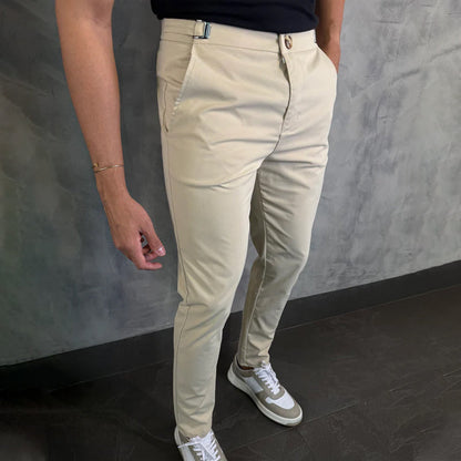 🔥Vânzare fierbinte 65% reducere🔥Pantaloni slim fit elastici pentru bărbați