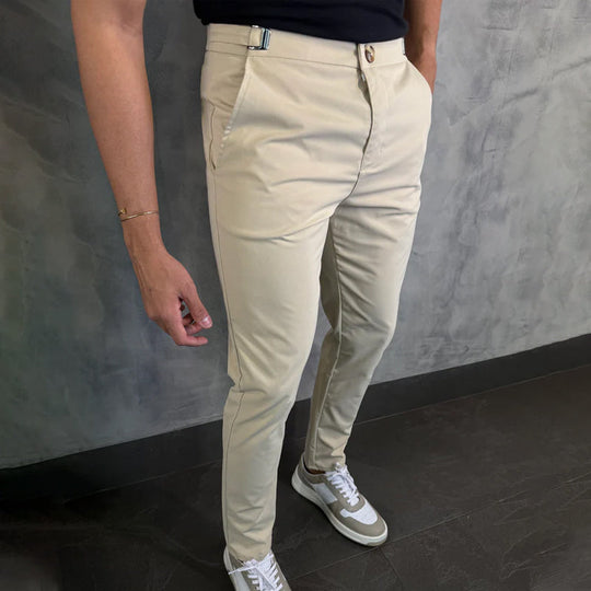🔥Saldi imperdibili - 65% di sconto🔥 Pantaloni elasticizzati slim fit da uomo💼Flessibilità a 4 vie, look affusolato, comfort per tutto il giorno
