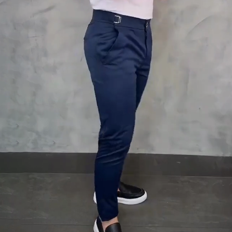 🔥Saldi imperdibili - 65% di sconto🔥 Pantaloni elasticizzati slim fit da uomo💼Flessibilità a 4 vie, look affusolato, comfort per tutto il giorno