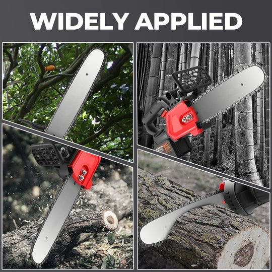 🔥Cordless high-power lithium battery chainsaw - 🎁Limited-time gift tool kit!