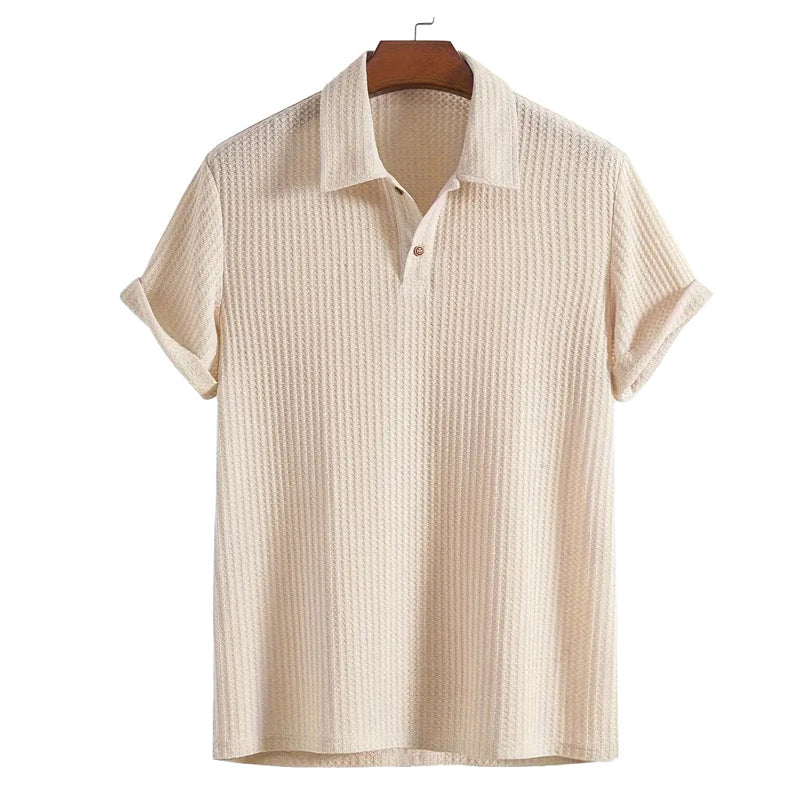 🔥KUUMA ALE🔥Miesten neulottu lyhythihainen paita (50% POIS)