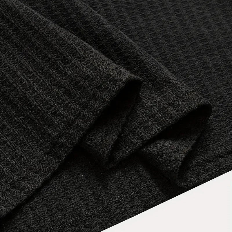 🔥REA🔥Herr stickad kortärmad skjorta (50 % rabatt)