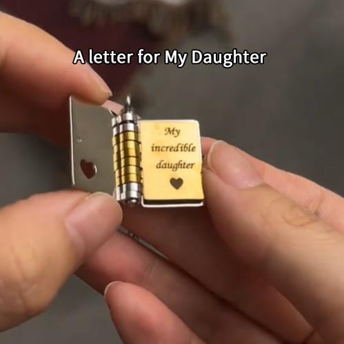 🔥🔥Min lilla stjärna bokhalsband för dotter, födelsedagspresent, examenssmycken av kärlek