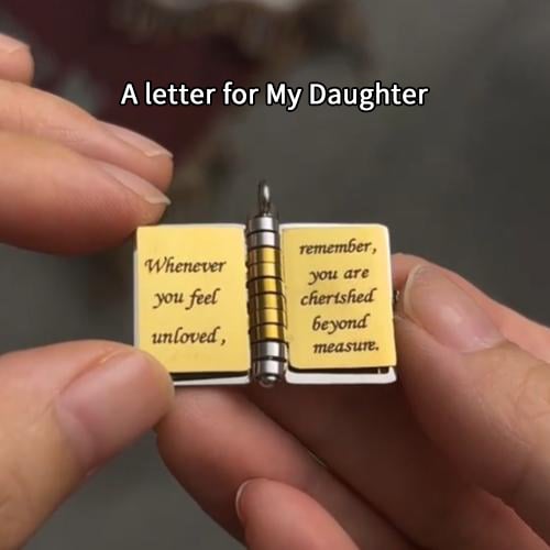 🔥🔥Min lilla stjärna bokhalsband för dotter, födelsedagspresent, examenssmycken av kärlek