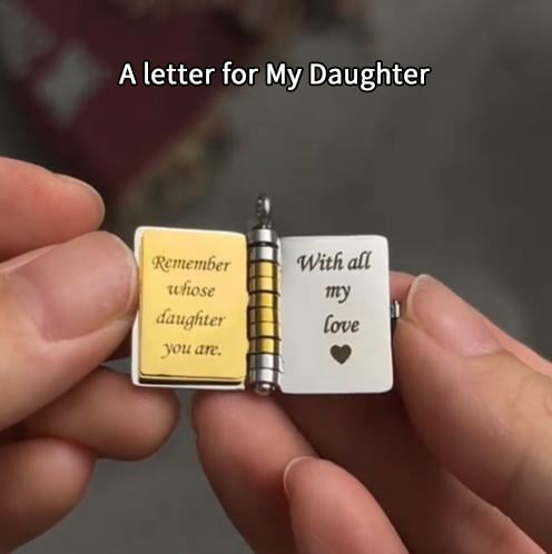 🔥🔥Min lilla stjärna bokhalsband för dotter, födelsedagspresent, examenssmycken av kärlek