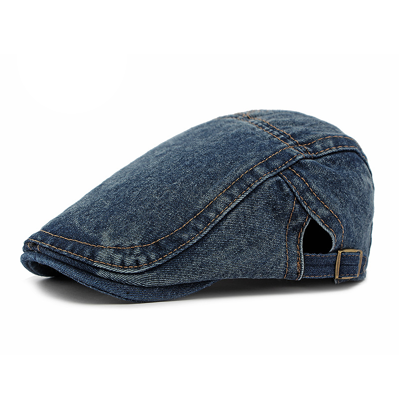 Unisex Denim Newsboy Cap – Vintage Style, Adjustable & Breathable – Perfect for Casual Outfits ✨