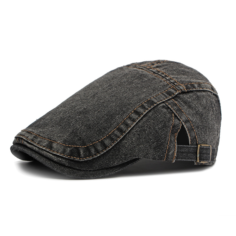 Unisex Denim Newsboy Cap – Vintage Style, Adjustable & Breathable – Perfect for Casual Outfits ✨