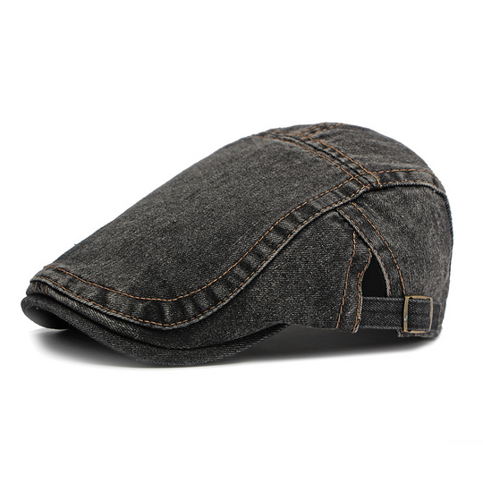 Unisex Denim Newsboy Cap – Vintage Style, Adjustable & Breathable – Perfect for Casual Outfits ✨