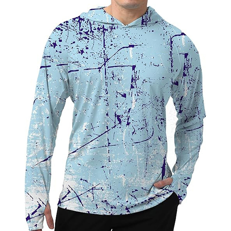 🌞Summer Hot Price Only Today🔥Men's Swim & Outdoor UPF 50+ Sun Shirt ，Lightweight SPF 50 UV Protection Hoodie