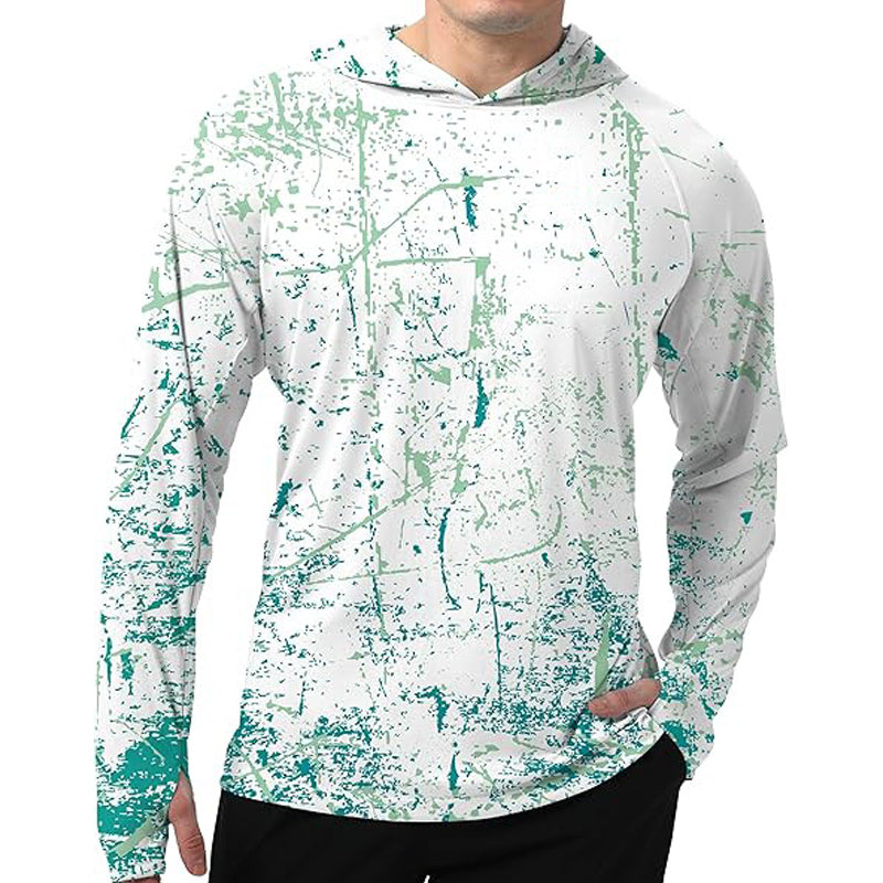 🌞Summer Hot Price Only Today🔥Men's Swim & Outdoor UPF 50+ Sun Shirt ，Lightweight SPF 50 UV Protection Hoodie
