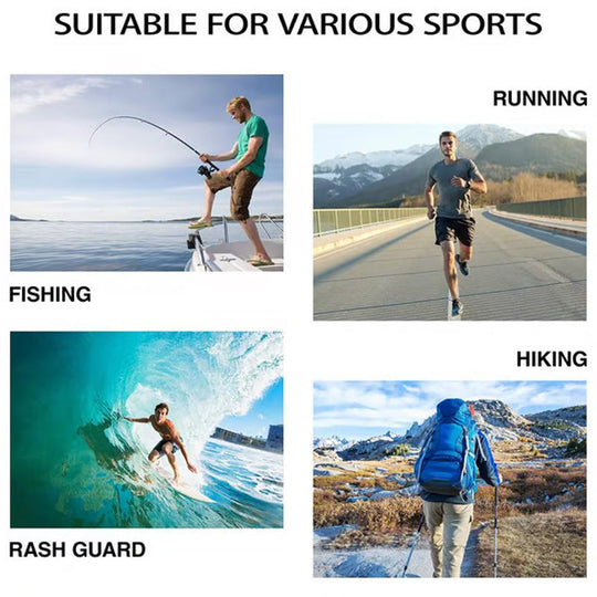 🌞Summer Hot Price Only Today🔥Men's Swim & Outdoor UPF 50+ Sun Shirt ，Lightweight SPF 50 UV Protection Hoodie