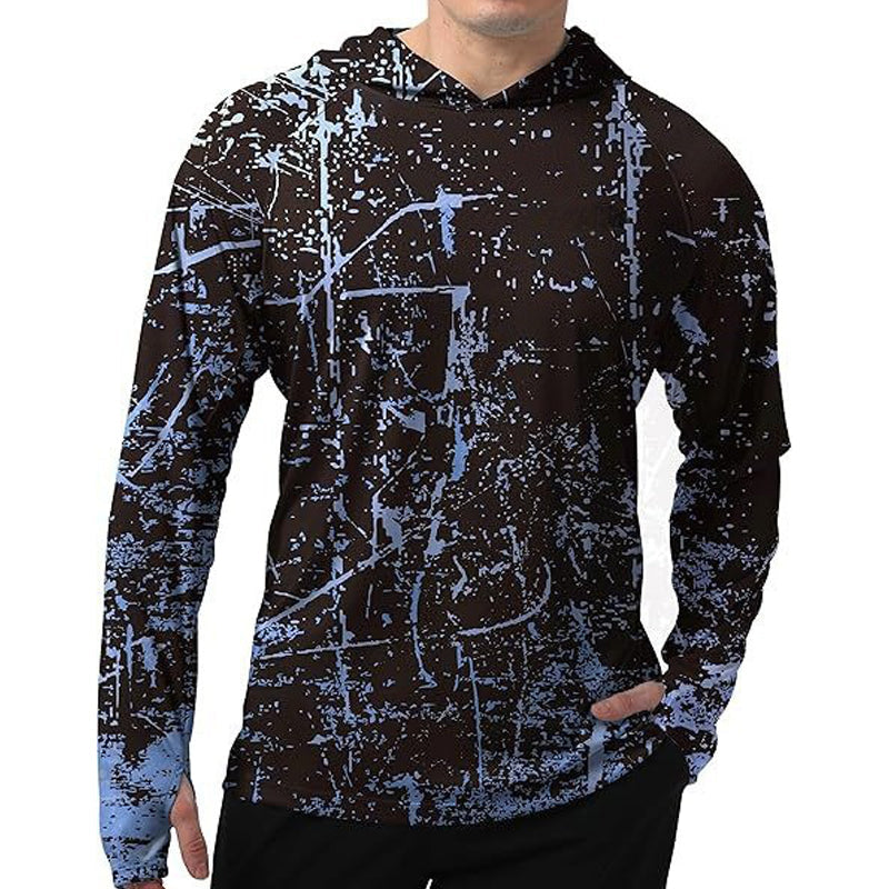 🌞Summer Hot Price Only Today🔥Men's Swim & Outdoor UPF 50+ Sun Shirt ，Lightweight SPF 50 UV Protection Hoodie