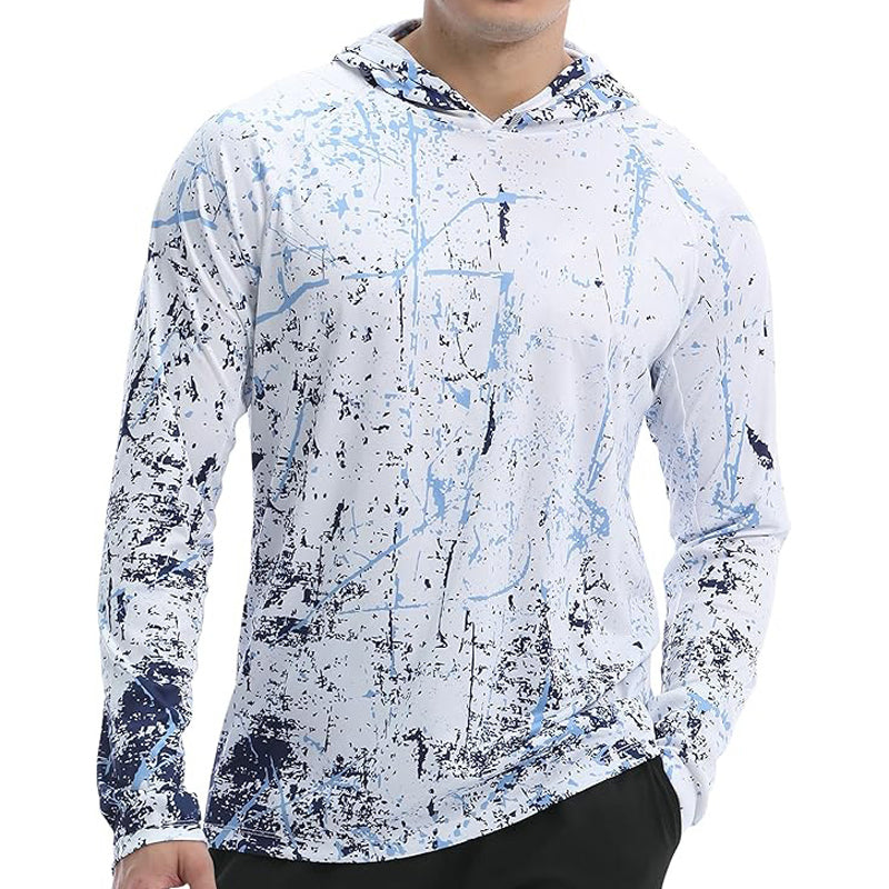 🌞Summer Hot Price Only Today🔥Men's Swim & Outdoor UPF 50+ Sun Shirt ，Lightweight SPF 50 UV Protection Hoodie