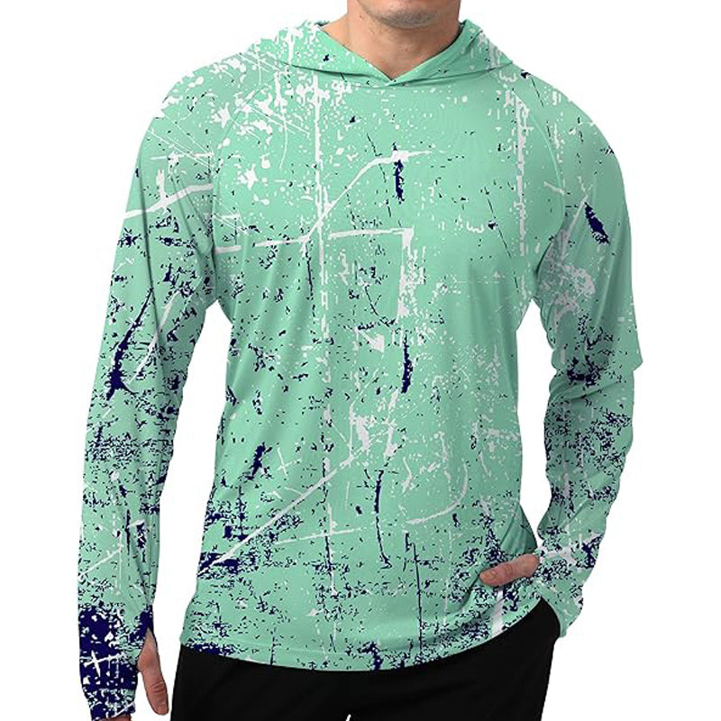 🌞Summer Hot Price Only Today🔥Men's Swim & Outdoor UPF 50+ Sun Shirt ，Lightweight SPF 50 UV Protection Hoodie