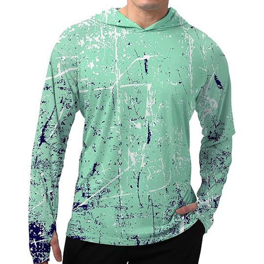 🌞Summer Hot Price Only Today🔥Men's Swim & Outdoor UPF 50+ Sun Shirt ，Lightweight SPF 50 UV Protection Hoodie