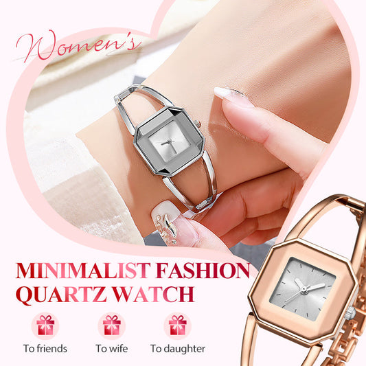 Reloj de cuarzo de dial de moda de moda minimalista