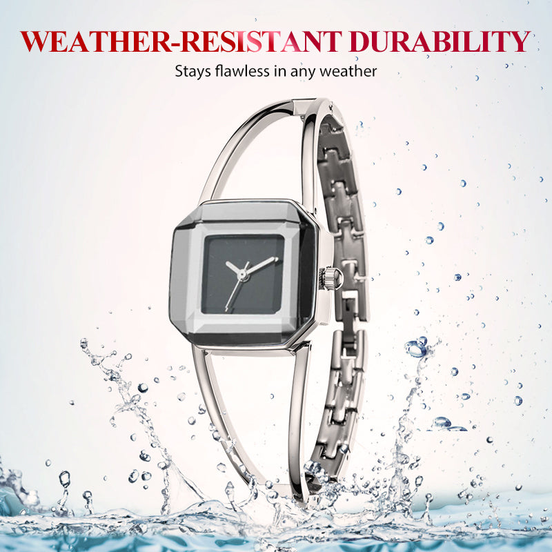 ✨Nyinkommet 50% rabatt✨Minimalistisk kvartsklocka med fyrkantig urtavla⌚️Smalt fodral, rena index, tyst och lyxigt för vardagen