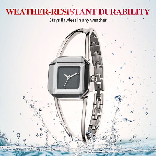 ✨Nyinkommet 50% rabatt✨Minimalistisk kvartsklocka med fyrkantig urtavla⌚️Smalt fodral, rena index, tyst och lyxigt för vardagen