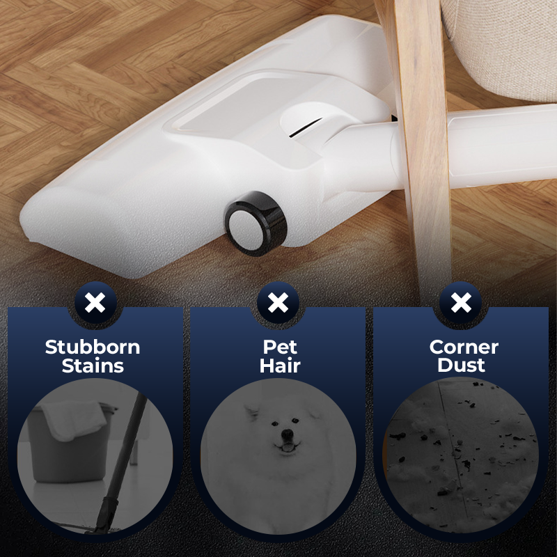 🎁 Paqijkera tozê ya bêkablo ya bihêz 2 di 1 de