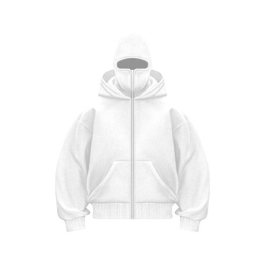 🎁 Venta caliente 49% de descuento 🔥Sudadera con capucha y cremallera Ninja para hombre & Mujeres-Protección integral