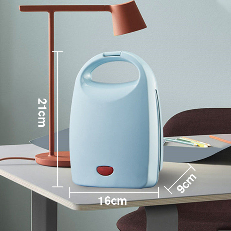 ⚡Kompakt snabbvärmande smörgåsmaskin🥪 - Nonstick-beläggning med avtagbara plattor, manövrering med ett tryck (kompakt bänkskiva)